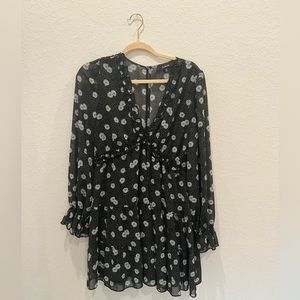 Aakaa black mini dress nwot